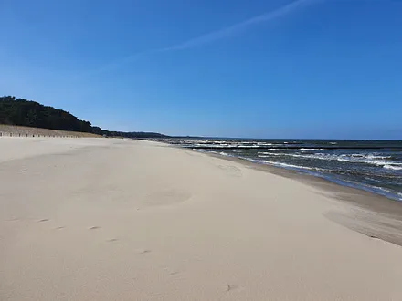Strand von Zempin in der Nebensaison, je 3km nach Koserow oder Zinnowitz.