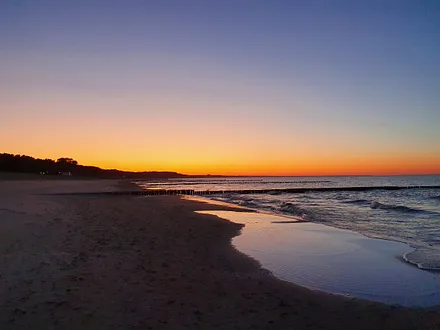 Strandlauf... auf dem Heimweg wartet die Wohnung mit Kamin, Fußbodenheizung..... 