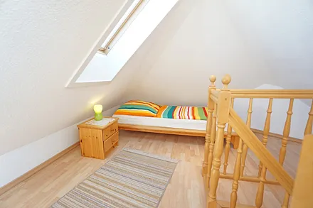 Schlafzimmer mit Einzelbett