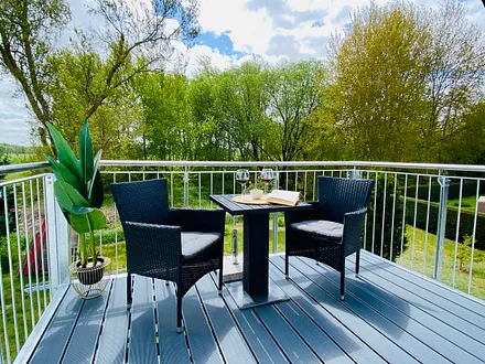 Balkon 6qm mit Panorama Weitblick 