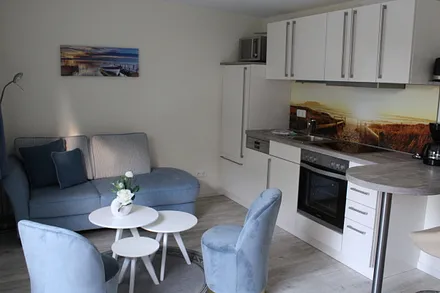 Wohnraum mit integrierter Küchenzele