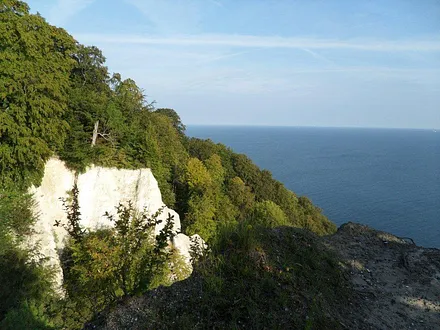 Kreidefelsen 25 km entfernt