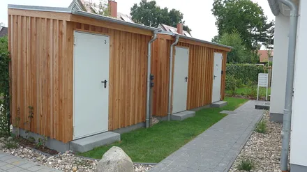 Eigener Fahrrad-Schuppen