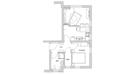 Grundriss Wohnung BeachSide