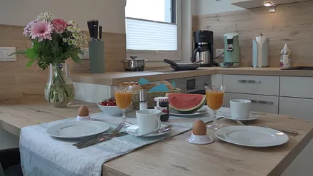 Der Tisch ist schon mal gedeckt