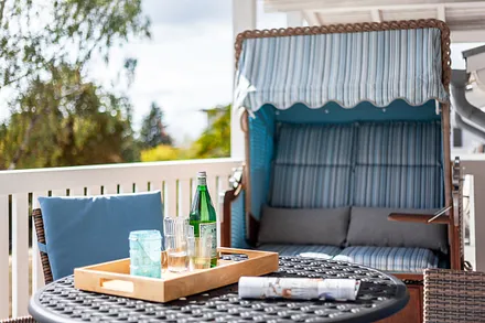 Machen Sie es sich gemütlich in unserem original "Heringsdorfer!