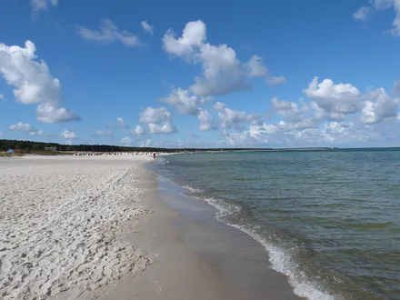 Der unendliche Sandstrand in Prerow
