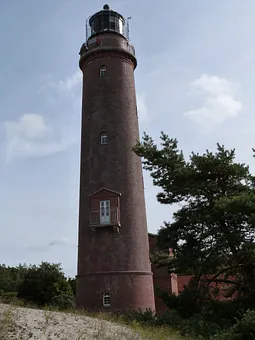 Der Leuchtturm am Darßer Ort.