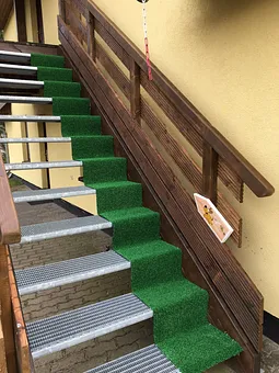 Hundefreundliche Außentreppe