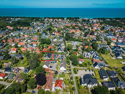 800m zum Strand und zur Seebrücke von Zingst