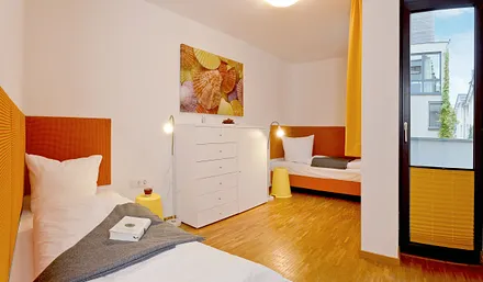 2. Schlafzimmer mit zwei Einzelbetten