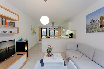 Wohnbereich mit Bio-Ethanol-Kamin