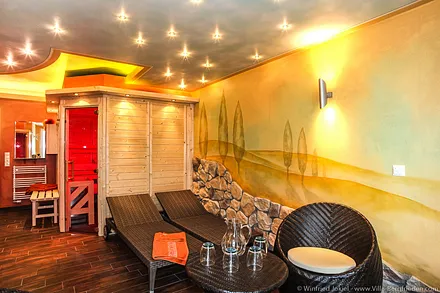 Sauna - Villa Bergfrieden Süd – Ruhebereich