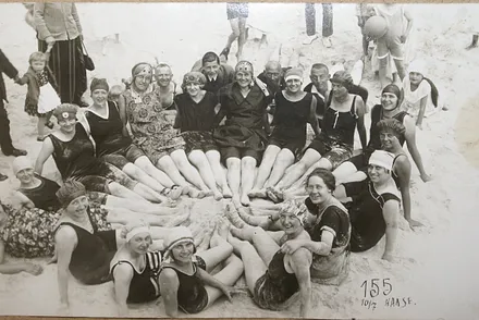 Strandleben, historisches Bild aus eigener Kollektion