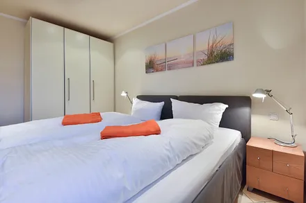 Hauptschlafzimmer Boxspringdoppelbett