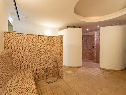 Der Wellnessbereich im Haus.