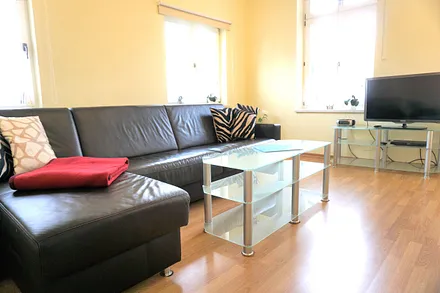 Ledercouch mit Schlaffunktion 