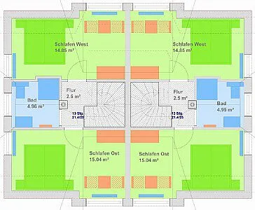 Grundriss Obergeschoß