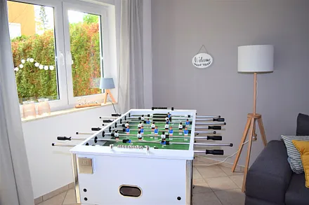 Kicker im Wohnzimmer