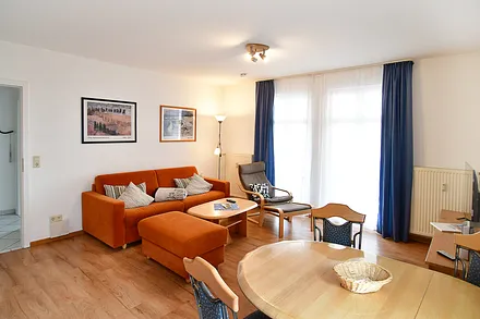 Blick auf die Sitzecke