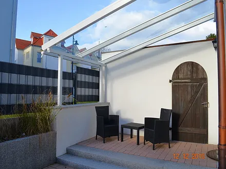 Blick auf die Terrasse