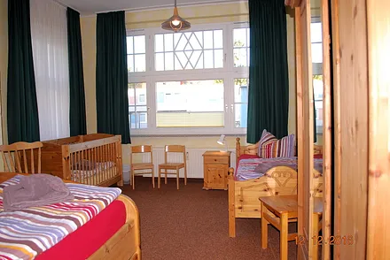 Blick in den 1. Schlafraum