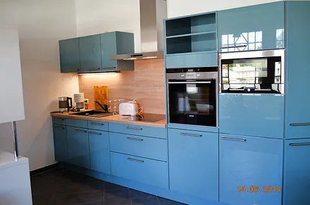 Blick auf die Küchenzeile