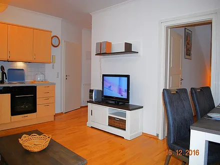 Blick auf das Entertainment 