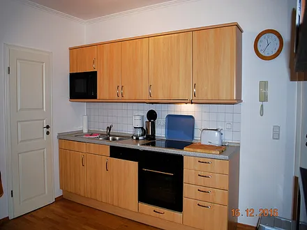 Blick auf die Küchenzeile