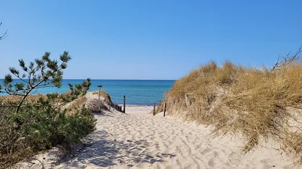 Strandübergang am Darsser Ort