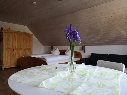 Perspektive vom Fenster gesehen