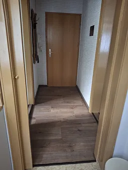 Der neue Bodenbelag im Flur