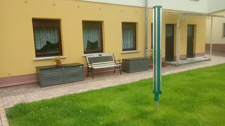 Blick auf die FeWo Hof