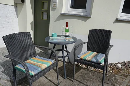 kleine Sitzgelegenheit im Eingangsbereich