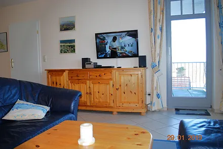 Blick auf den Balkon