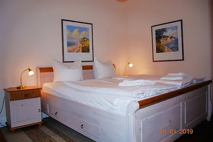 Blick in den Schlafraum