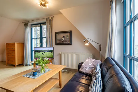 Wohnzimmer mit Kaminofen