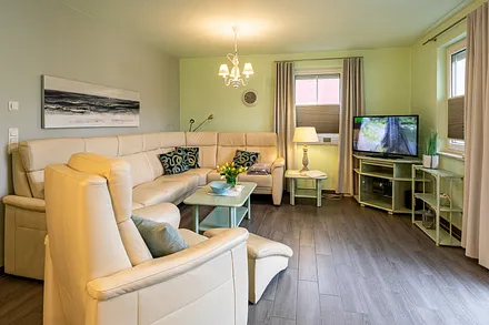 Wohnzimmer mit Kaminofen