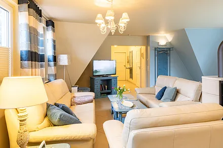 Wohnbereich mit Kaminofen