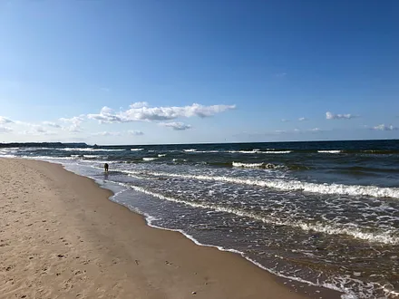 Feinkörniger Strand