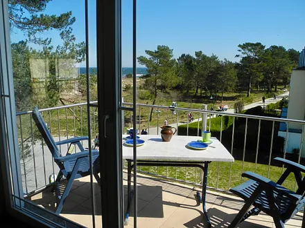 Blick auf den Balkon