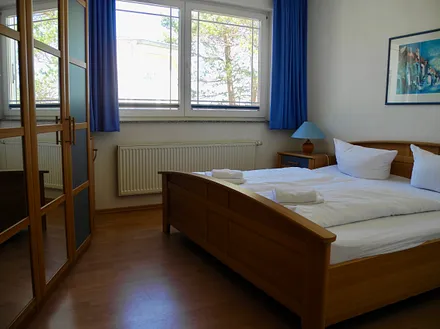 Blick in den Schlafraum