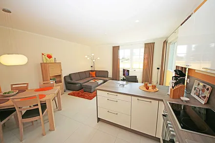 Küche und Wohnbereich