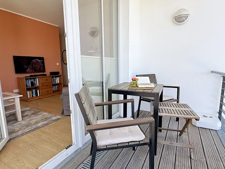 Balkon mit Bestuhlung