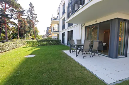 bestuhlte Terrasse