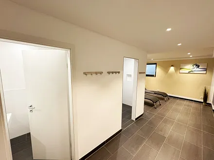 Raumaufteilung in der Sauna