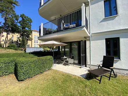 bestuhlte Terrasse