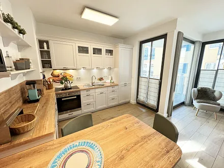 Strandvilla Andrea WE 07 - moderne Küchenzeile