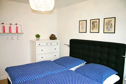 Strandvilla Andrea WE 07 - 1. Schlafzimmer mit Doppelbett