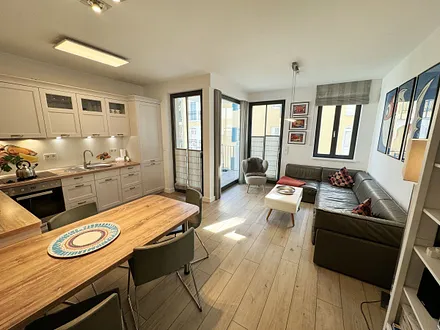 Strandvilla Andrea WE 07 - Wohn-und Kochbereich